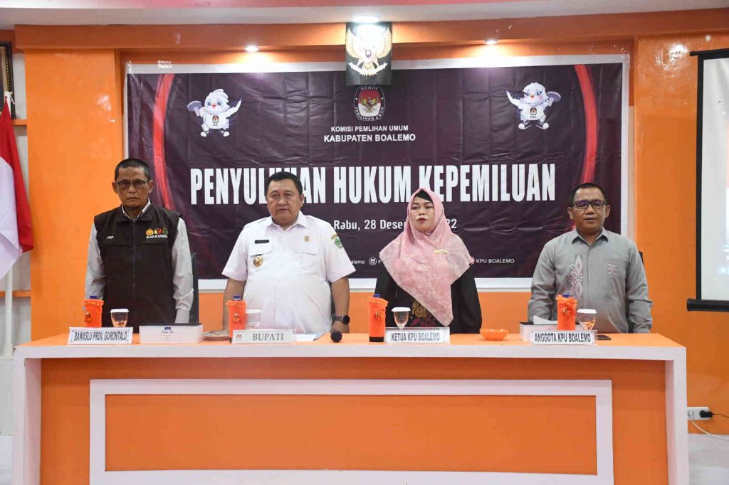 KPU Boalemo Gelar Sosialisasi Penyuluhan Hukum Kepemiluan