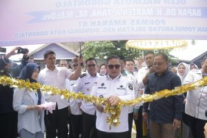 Wali Kota Gorontalo Merten Taha Resmikan Sejumlah Infrastruktur di Kecamatan Dungingi