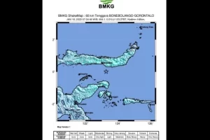 BMKG Sebut Gempa 6,3 SR di Gorontalo Akibat Deformasi Batuan Lempeng Sangihe