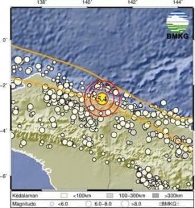 Gempa Bumi 5,4 SR Guncang Jayapura Papua, 4 Orang Dilaporkan Meninggal Dunia