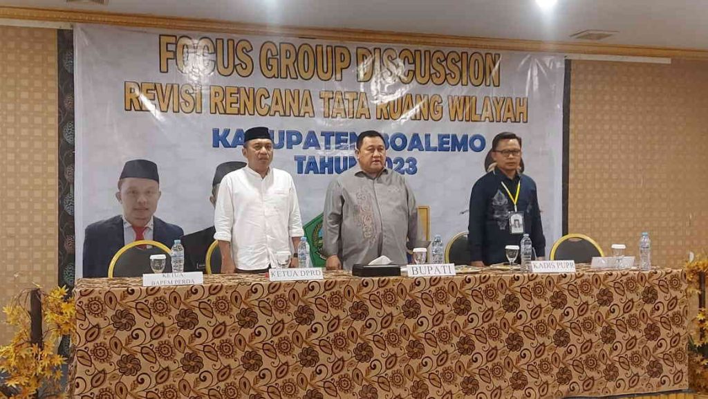 Ini Penyampaian Hendriwan di FGD Penyusunan Perda RTRW Kabupaten Boalemo