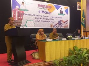 Ini Penyampaian Sherman Moridu di Workshop Monitoring APBD melalui, e-Monep