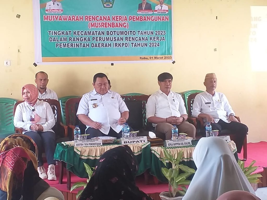 Ini Pesan Hendriwan Saat Menghadiri Musrenbang di Botumoito