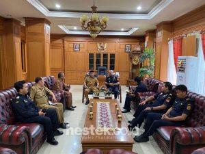 Sherman Moridu Terima Kunjungan Kerja Bea Cukai Provinsi Gorontalo