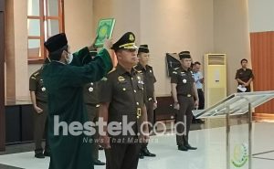 Ini Pesan Kajati Joko Irianto Usai Lantik Wakajati Baru