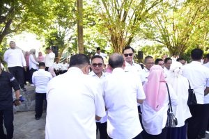 Apel Perdana Pasca Idul Fitri, Marten Ingatkan Kedisiplinan ASN
