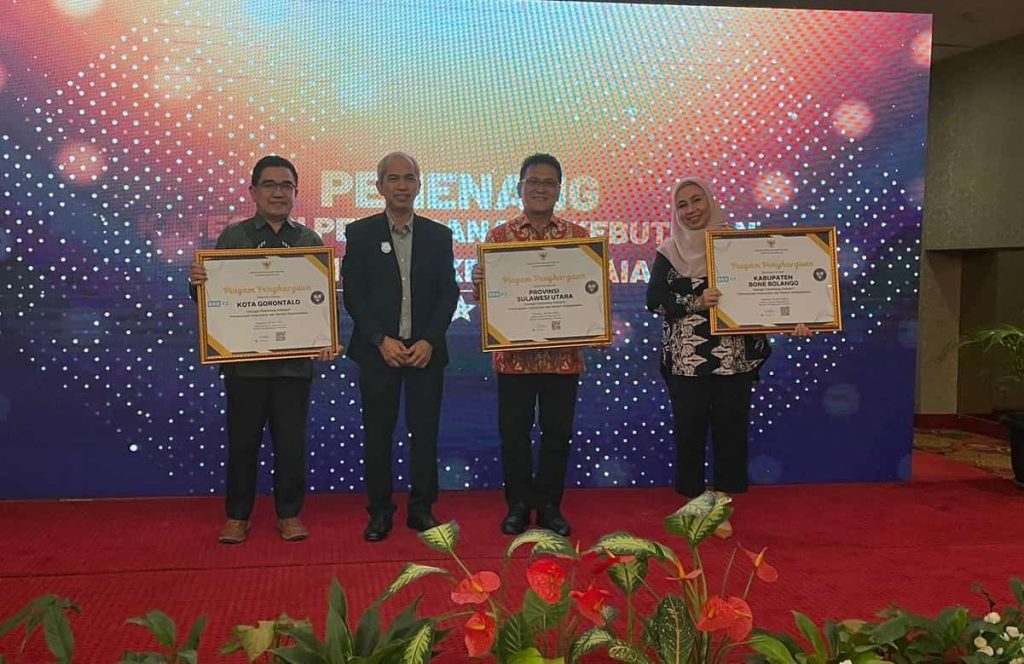 Pemkot Gorontalo Raih Dua Penghargaan di BKN XI Awards 2023