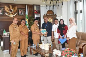Sherman Moridu Terima Kunjungan PT Taspen Gorontalo