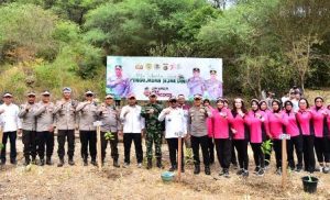 Pemkot dan Polresta Gorontalo Kota Sinergi Lestarikan Negeri Penghijauan Sejak Dini