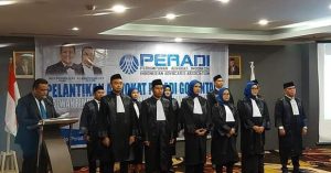 12 Advokat Anggota Baru DPC Peradi Gorontalo Resmi Dilantik