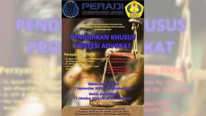 Fakultas Hukum UG dan DPC Peradi Gorontalo Buka Pendaftaran PKPA Tahun 2023