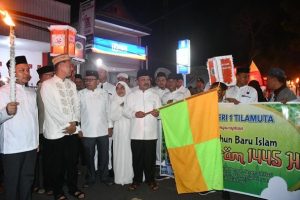 Pemkab Boalemo Gelar Pawai Obor, Peringati Tahun Baru Islam 1445 Hijriah