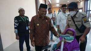 Sambut Jamaah Haji Boalemo, Ini Penyampaian Penjabup Sherman Moridu
