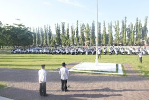 Sekda Sherman Moridu Pimpin Apel Perdana Pasca Lebaran Idul Fitri 1444 H