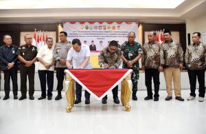 Pemprov–KPU Provinsi Gorontalo Teken NPHD Pemilu dan Pikada 2024 Sebesar 90,5 Miliar