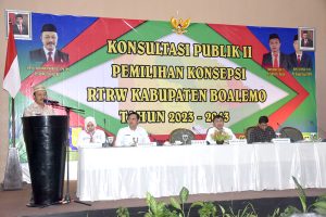 Konsultasi Publik II Revisi RTRW Boalemo, Ini Penyampaian Penjabup Sherman Moridu