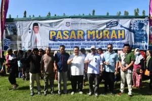 Pasar Murah Diserbu Warga, Hendriwan Ucapkan Terima Kasih ke Gubernur Gorontalo