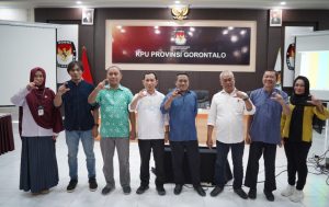 Visitasi Keterbukaan Informasi Publik, KPU Provinsi Gorontalo Terima Kunjungan Komisi Informasi