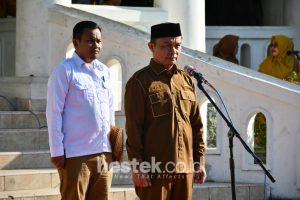 Pimpin Apel Awal Bulan November, Ini Arahan Sekda Supandra Nur
