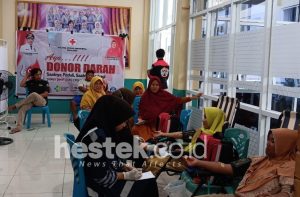 Kerjasama Dengan PMI, Puskesmas Sari Tani Gelar Donor Darah Rutin