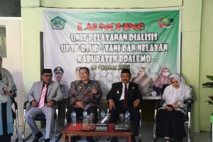 Penjabup Sherman Moridu Hadiri Launching Unit Pelayanan Hemodialisis RATN Boalemo
