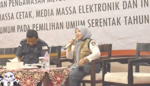 Agustina Bilondatu Jadi Pemateri di Rakor Pengawasan Kampanye Pemilu Melalui Media Massa