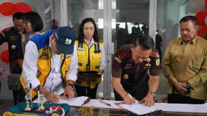 Pesan Purwanto Joko Irianto Saat Meresmikan Rusun dan Gedung PTSP Kejati Gorontalo