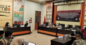 KPU Gorontalo Gelar Rakor dan Bimtek Persiapan PSU Dapil Gorontalo 6