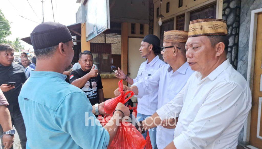 Aksi Nyata Ismet Mile – Risman Tolingguhu, Salurkan Sembako Untuk Korban Bencana Alam di Bone Bolango