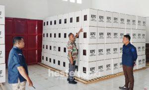 KPU Provinsi Gorontalo Pastikan Kesiapan Logistik PSU Dapil Gorontalo 6