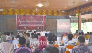 KPU Kabupaten Gorontalo Gelar Rapat Evaluasi Coklit Tahap Pertama Bersama PPK