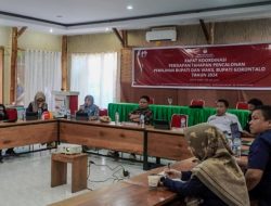 KPU Kabupaten Gorontalo Relar Rakor Persiapan Pencalonan Pilkada 2024