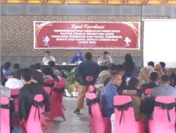 KPU kab. Gorontalo Gelar Rakor Sinkronisasi Penetapan DPS Bersama PPK