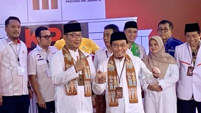 Pilgub Jakarta, 13 Partai Masuk ke Silon untuk Dukung Ridwan Kamil-Suswono