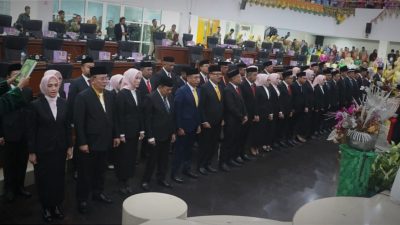 Resmi Dilantik, Ini Daftar Anggota DPRD Provinsi Gorontalo Periode 2024-2029
