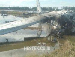 Breaking News: Pesawat Perintis SAM Air Jatuh di Area Bandara Pohuwato, Empat Orang Tewas