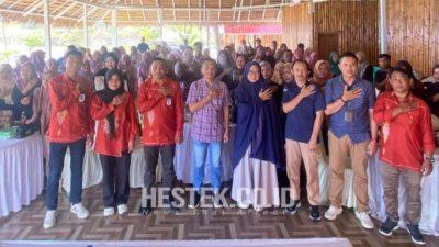 Ketua dan Anggota KPU Kab. Gorontalo Monitoring Bimtek KPPS Pilkada 2024