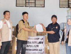 KPU Kabupaten Gorontalo Terima Logistik Pilkada 2024