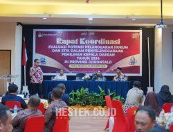 KPU Provinsi Gorontalo Gelar Rakor Evaluasi Potensi Hukum dan Kode Etik Pilkada 2024
