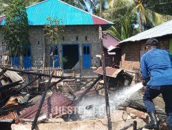 Satu Rumah di Batudaa Ludes Terbakar