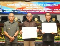 Ismail Madjid Hadiri Rapat Paripurna Pengumuman Penetapan Wali Kota dan Wakil Wali Kota Terpilih