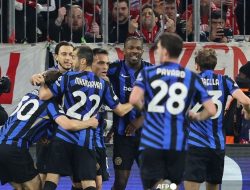 Inter Milan Menang Tipis 2-1 atas Bayern Muenchen di Leg Pertama Perempat Final Liga Champions 2024/2025