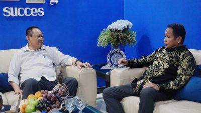 Momentum Idul Fitri 1446 H, Ridwan Monoarfa Terima Kunjungan Silaturahmi dari Gubernur Gorontalo