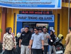 Komisi I Dekot Gorontalo Tinjau Pelaksanaan Ujian Akhir di Sejumlah Sekolah Dasar