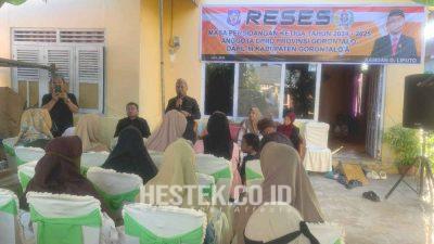 Reses di Limboto, Ramdan Liputo Serap Keluhan Warga soal Moral Remaja dan Bantuan Sosial