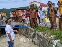 Dekot Gorontalo Tinjau Lokasi Cek-Dam Rusak di Kota Barat, Saluran Air Tersumbat Material