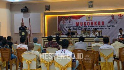 Isnan Akase Terpilih Jadi Ketua KONI Kabupaten Gorontalo Periode 2025–2029
