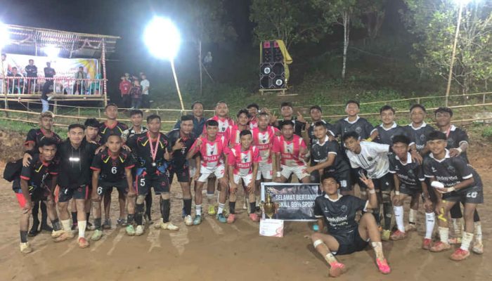 Turnamen Futsal Antar Desa di Dulamayo Utara Resmi Berakhir, Kompas FC Raih Juara