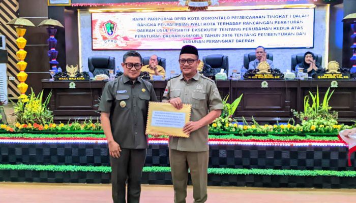 DPRD Kota Gorontalo Setujui Pembentukan Badan Pendapatan
