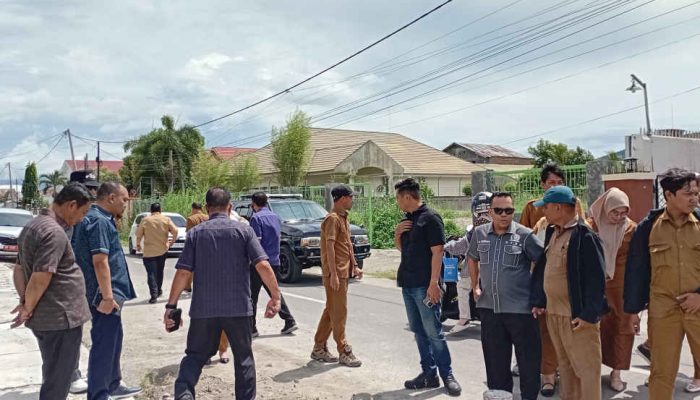 Komisi III DPRD Kota Gorontalo Turun Lapangan Pantau Proyek Jalan dan Saluran